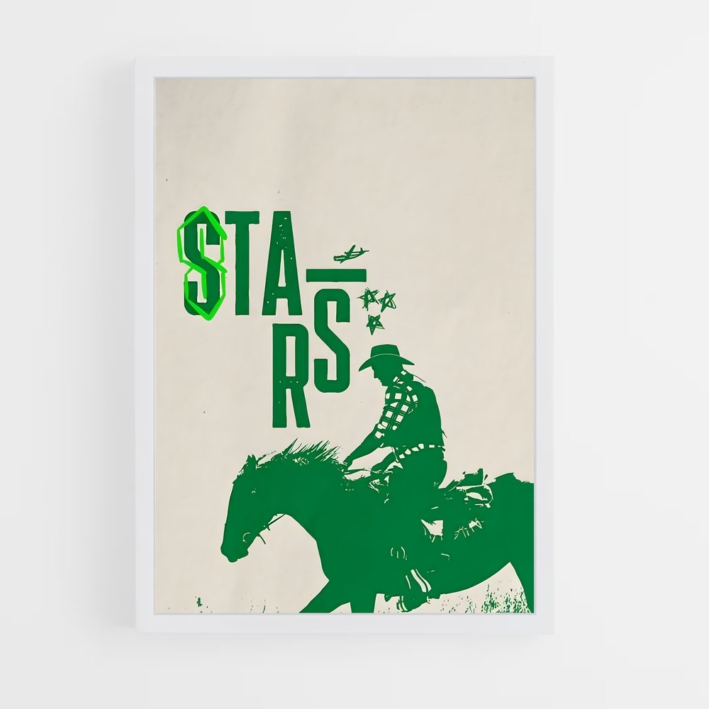 Poster Dallas stars chevaux – affiche Hockey sur glace (vue 3)